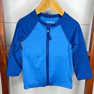 Cat & Jack Kids Blue Swim Rashguard